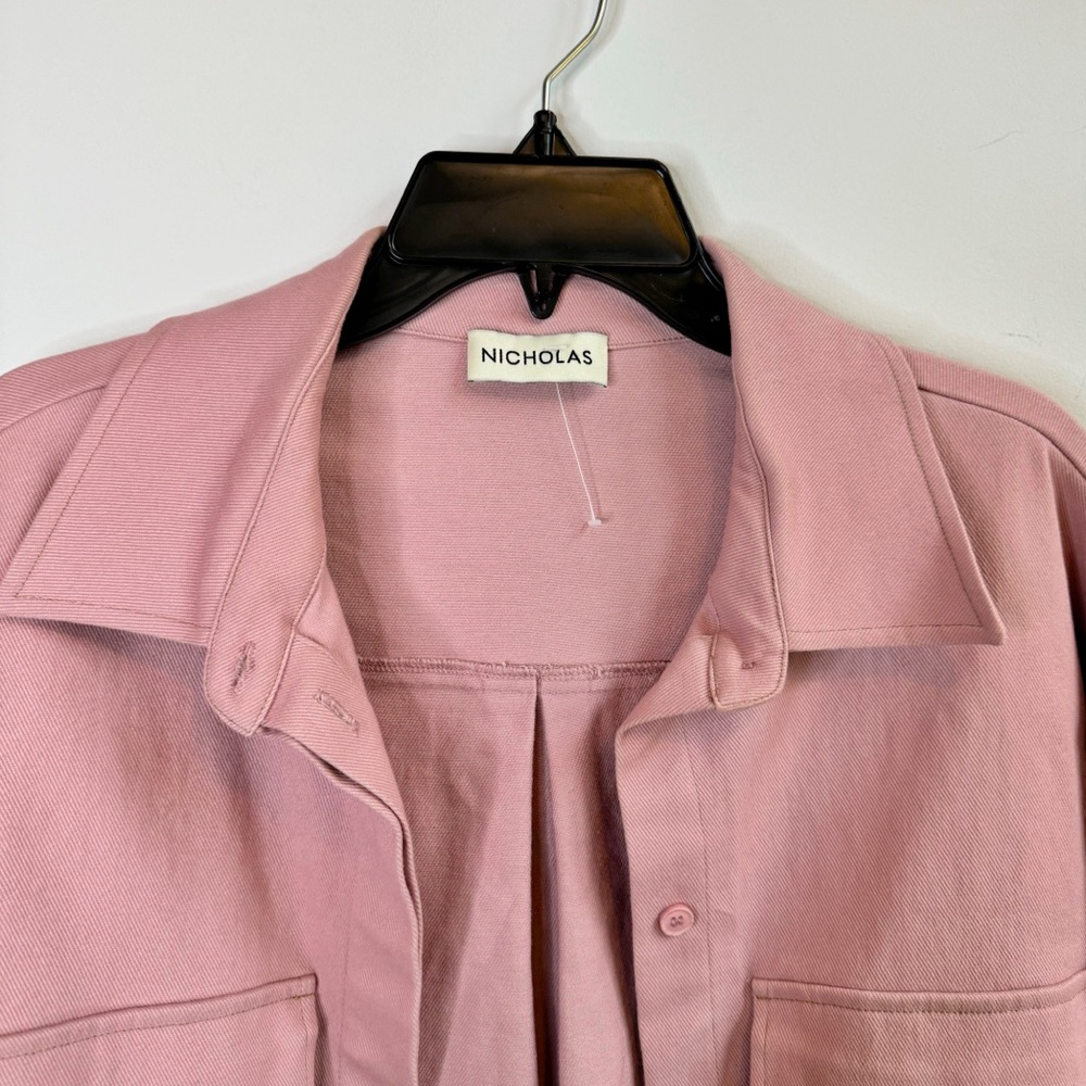 NICHOLAS Calista Shacket In Rose - Picture 3 of 10